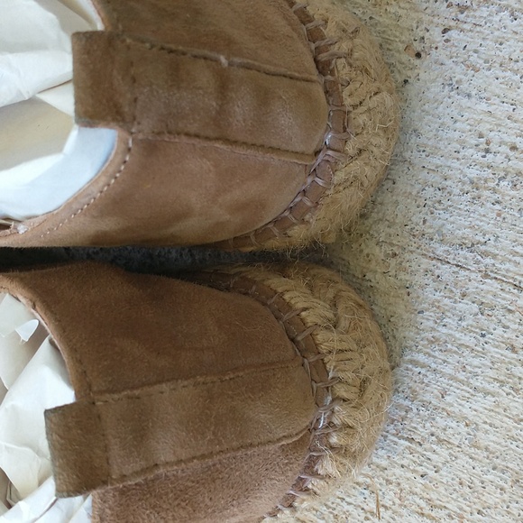 Eric Michael Beige Suede Espadrilles - Picture 6 of 8